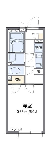 レオネクストレジデント西尾久 間取り図