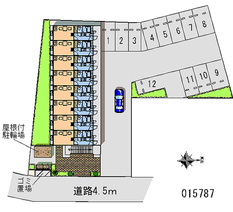 レオパレス泉Ⅱ 月極駐車場