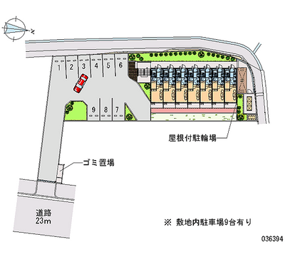 36394 Monthly parking lot