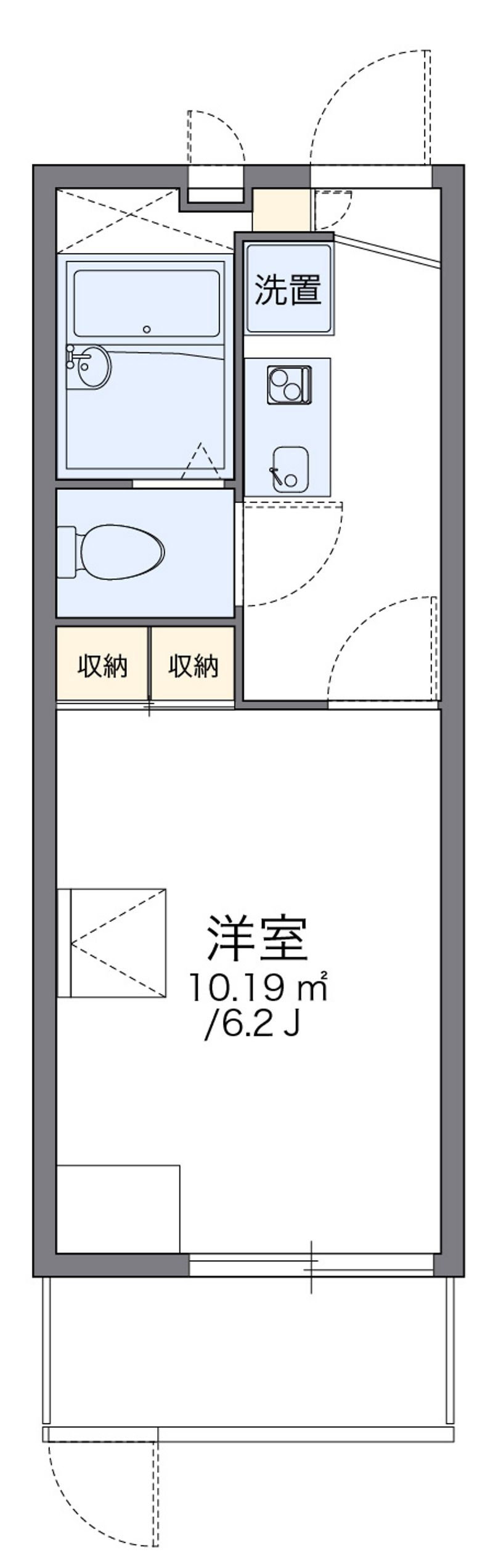 レオパレス淀川 間取図