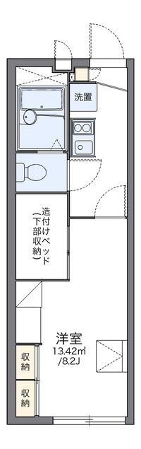 レオパレスアネックスＯＯＢＡⅡ 間取り図