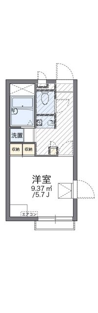レオパレス八景島 間取り図