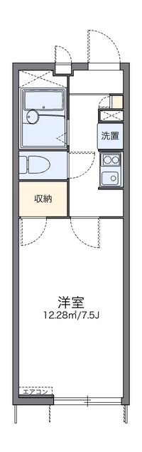 レオパレスＨＫ寿町 間取図