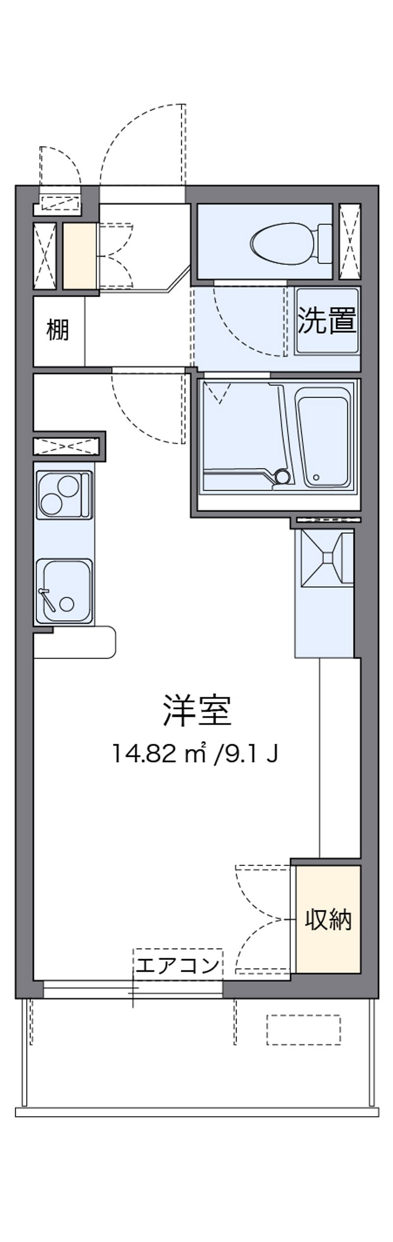 ミランダ富士見Ⅲ 間取図