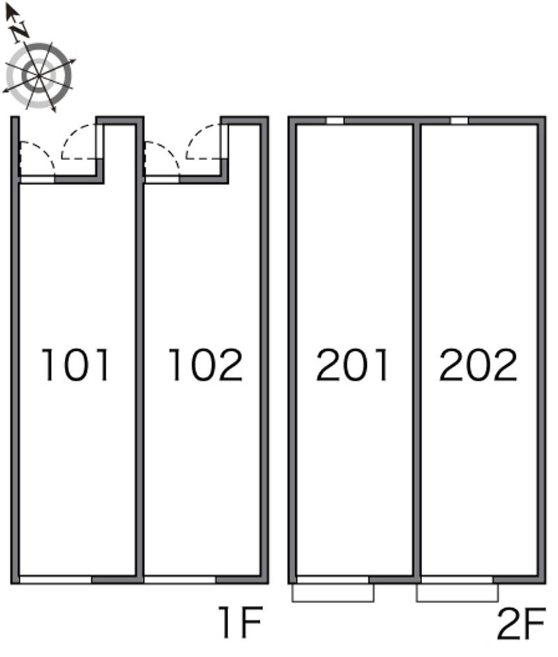 レオネクストオール 間取配置図