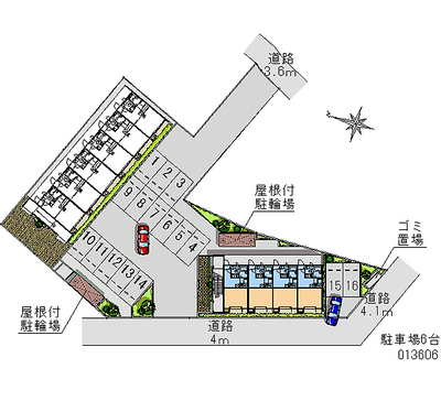 13606 Monthly parking lot