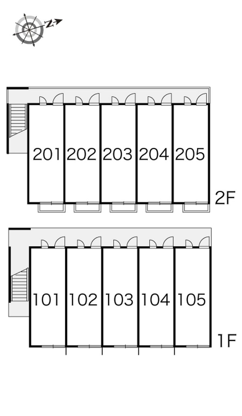 レオパレスアイム草加 間取り配置図