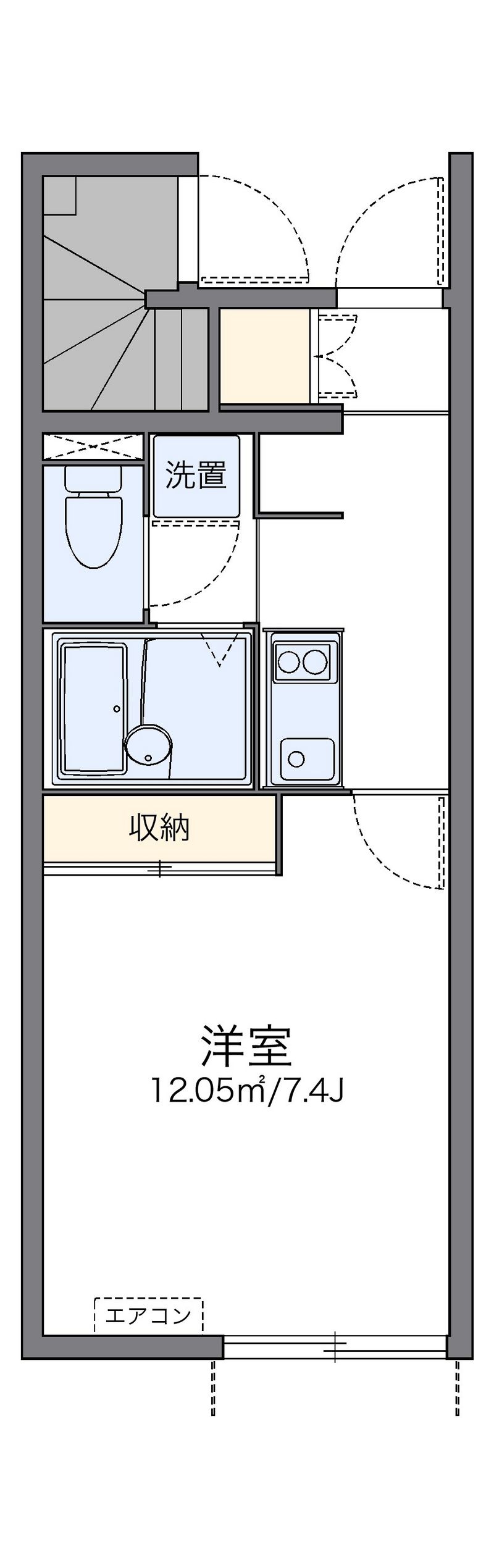 レオネクストタートルクレインⅠ 間取図
