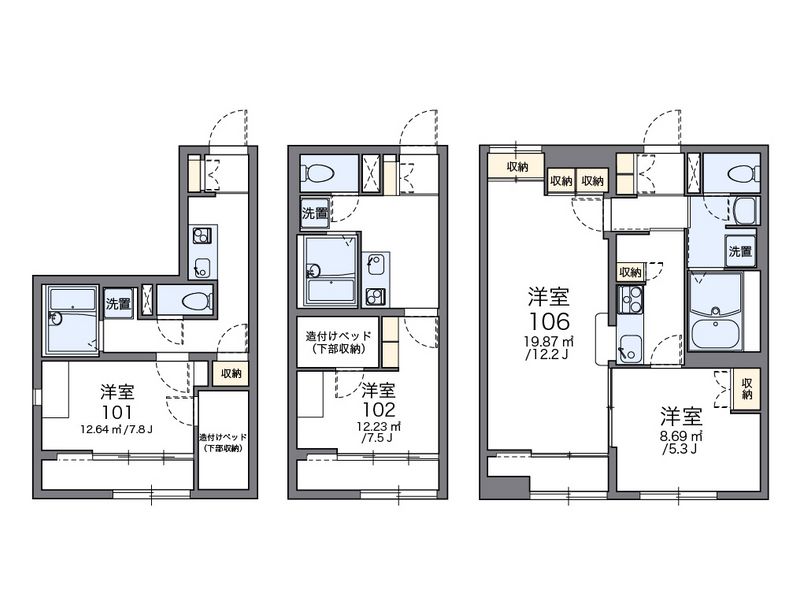 レオパレスＴ＆Ｓ 間取図