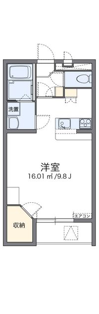 レオパレスＬａ　Ｖｉｓｔａ２ 間取り図