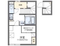 レオパレスコーポシャングリラ 間取り図