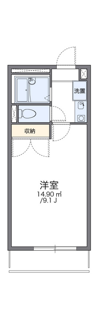 レオパレススズキ 間取り図