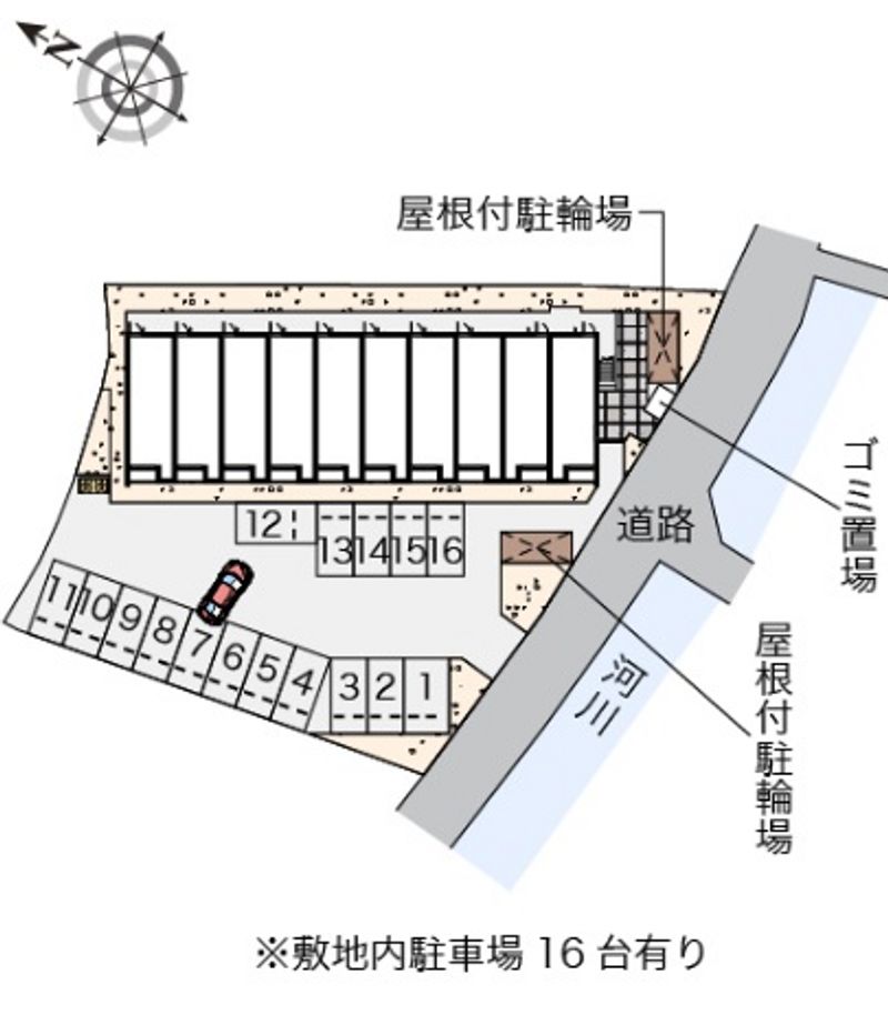 クレイノグランドゥール備前 駐車場