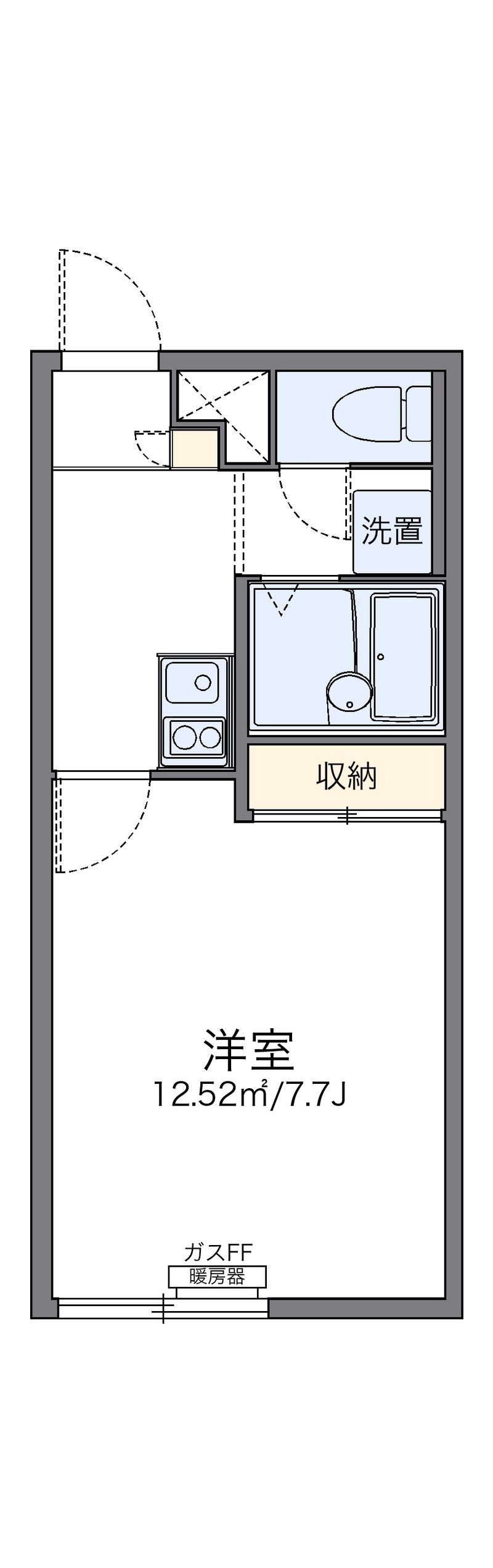 レオパレス青雲 間取図