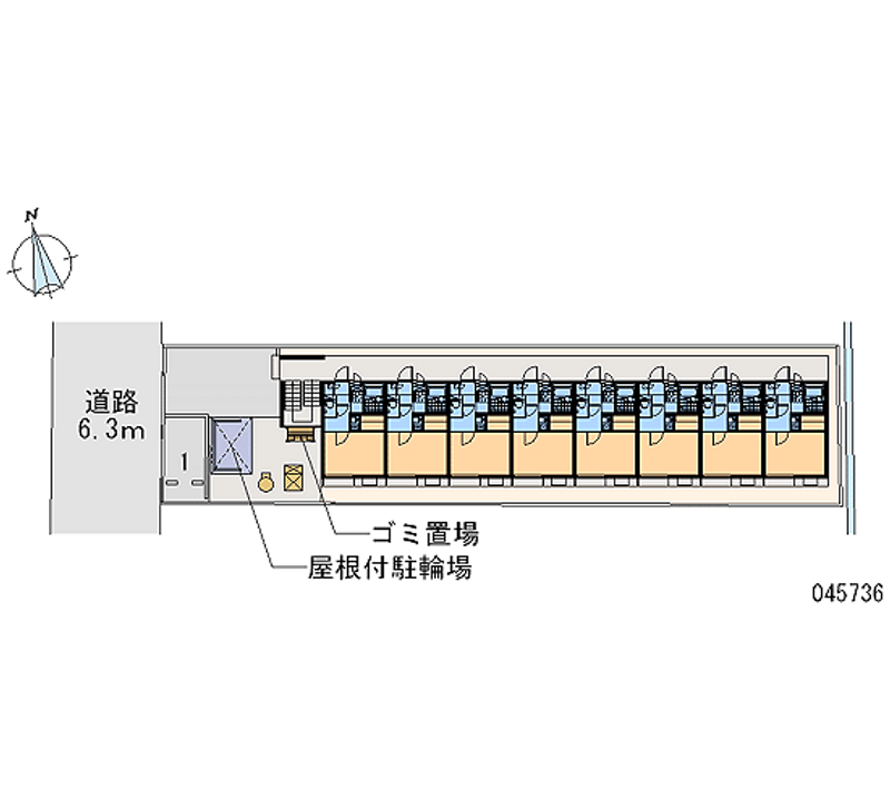 レオパレスカーマ９２９ 月極駐車場