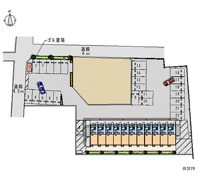 13179 Monthly parking lot