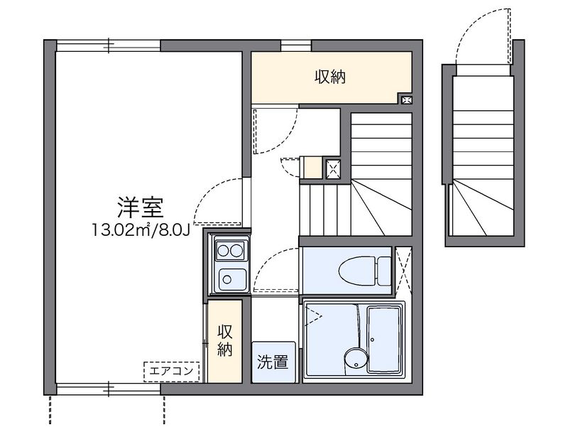 レオネクスト川原 間取図