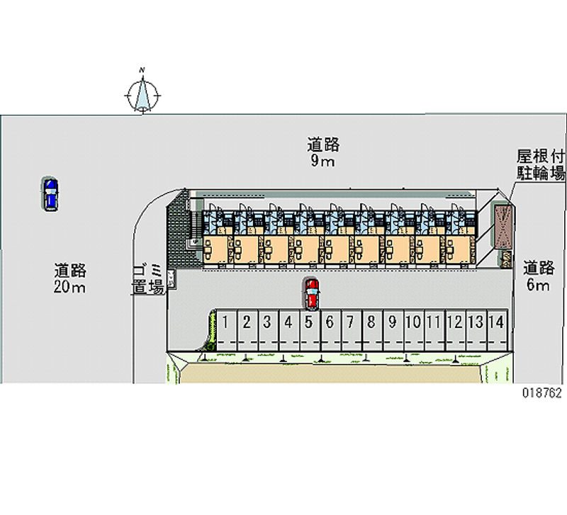 18762 bãi đậu xe hàng tháng