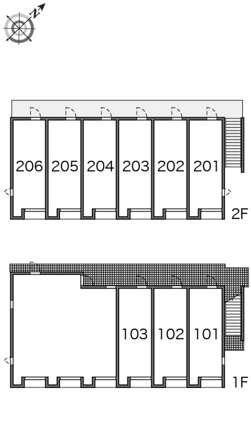 レオネクストルート１楓Ⅱ 間取り配置図