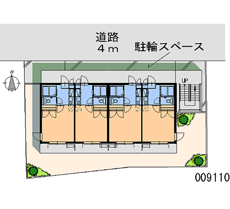 レオパレス上平間ＡＣＴ 区画図