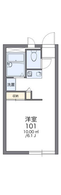 レオパレス刈谷みなみ 間取図