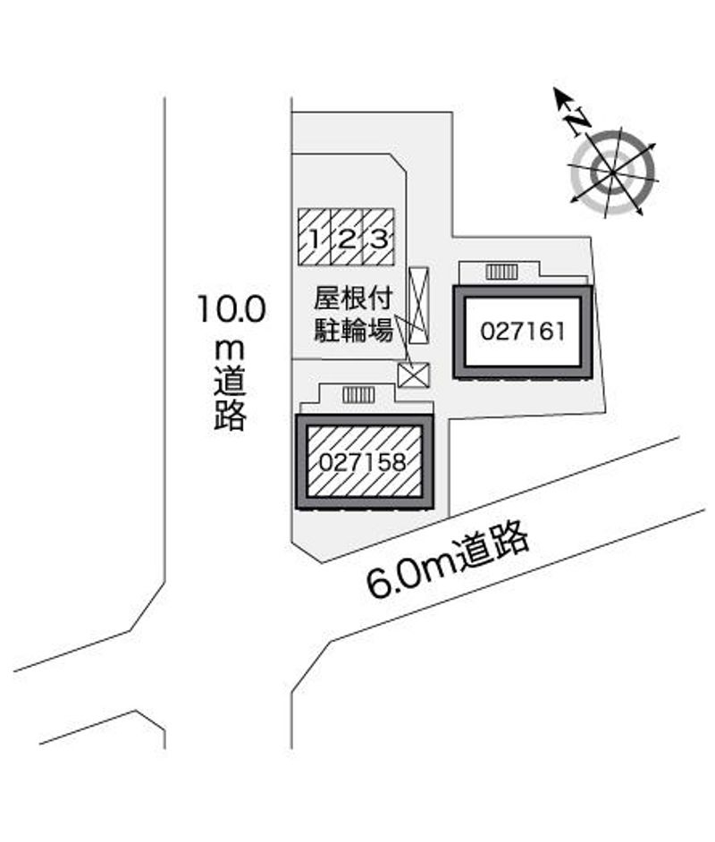 レオパレスエスタⅡ 駐車場