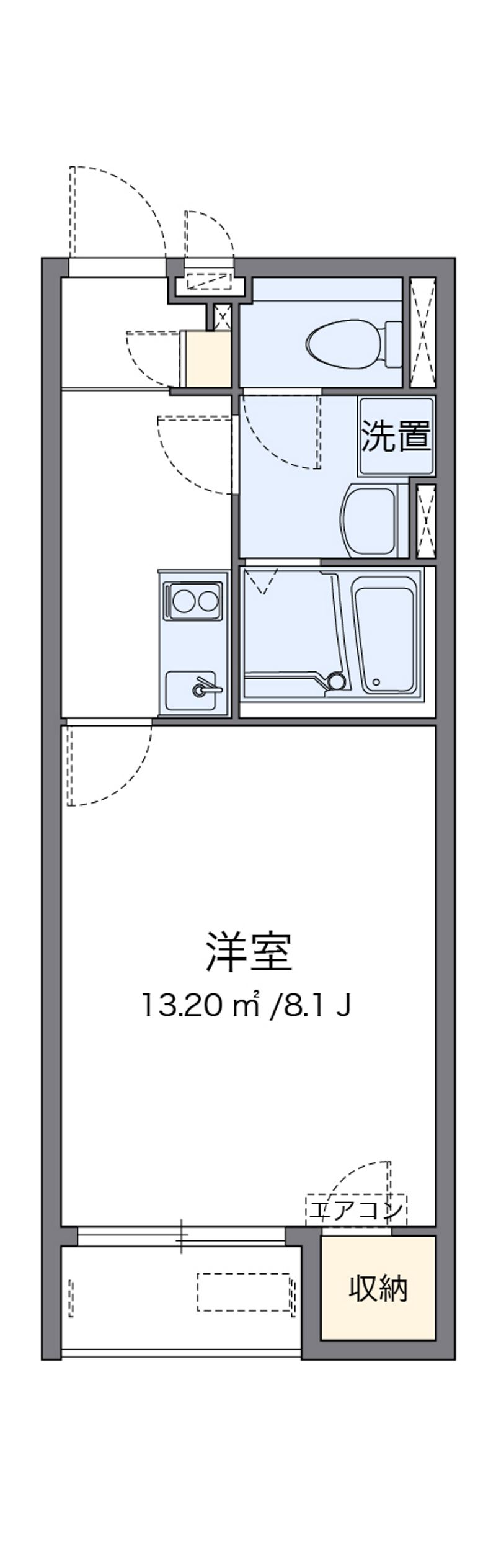 クレイノいずえ 間取図
