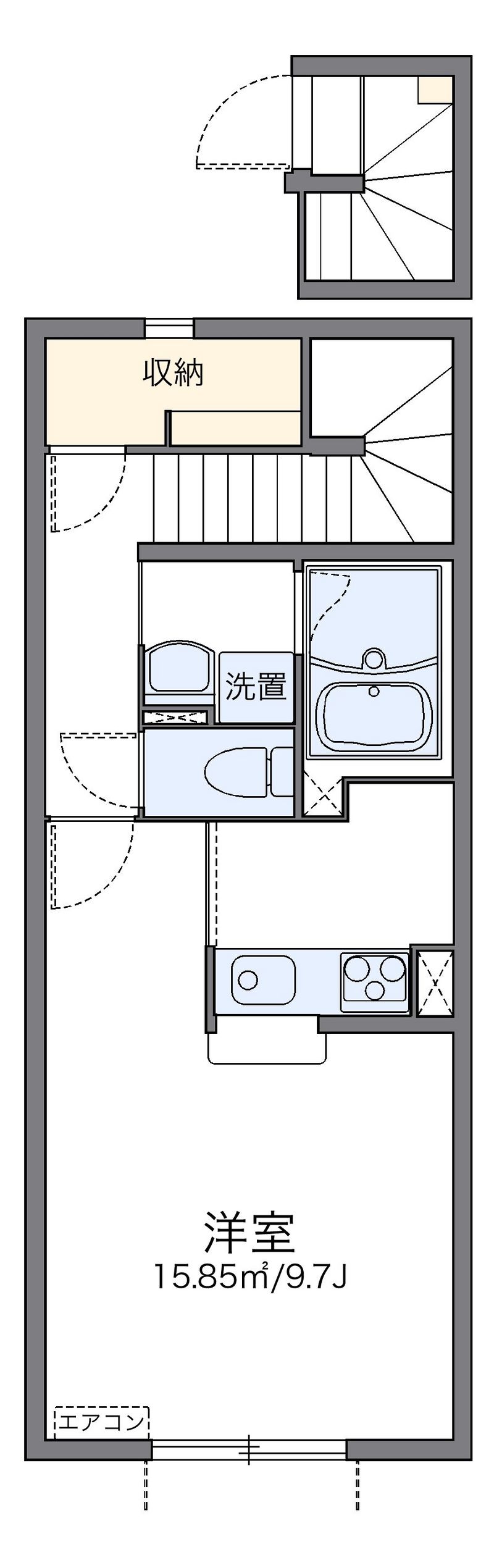 レオネクスト加賀野弐番館 間取図
