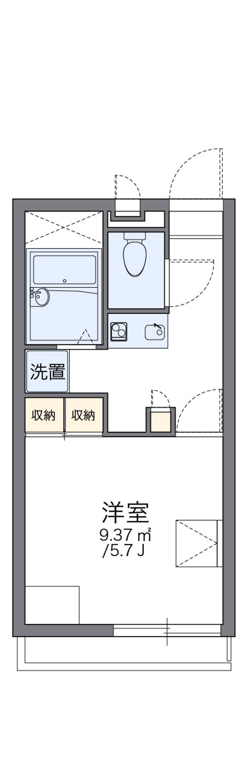 レオパレス愛 間取図