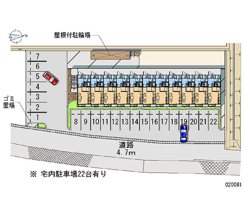 20081 Monthly parking lot