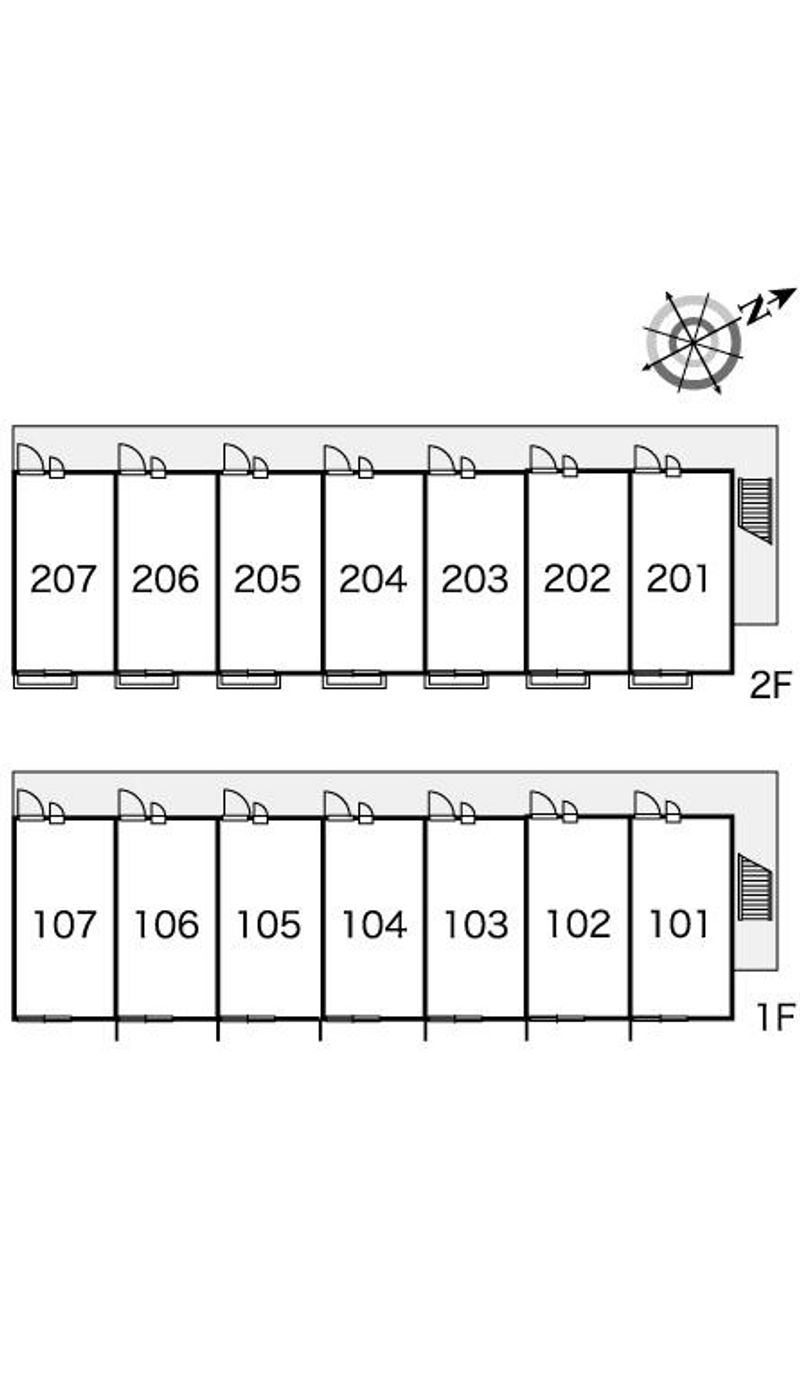 レオパレスプレミールＴＹ 間取り配置図