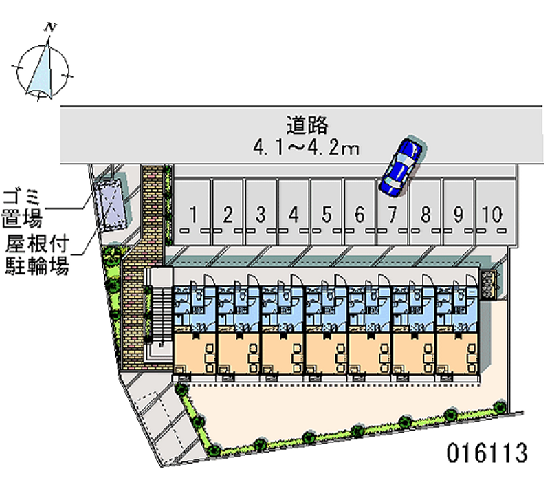 16113 bãi đậu xe hàng tháng