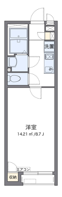 クレイノヴァンベ−ル 間取り図