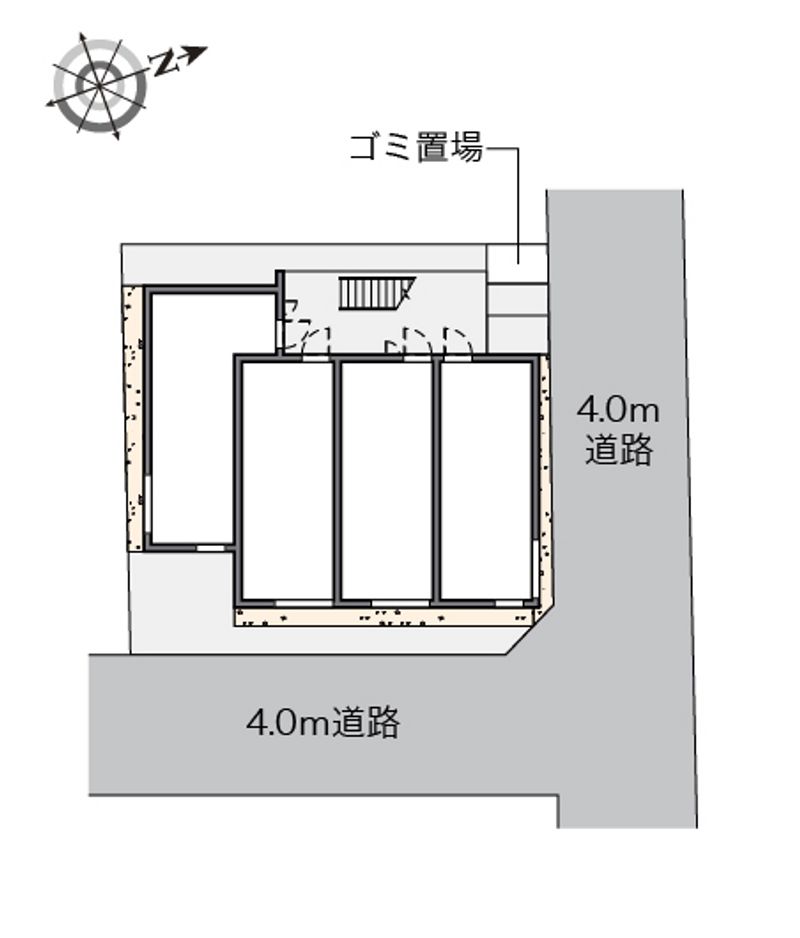 クレイノリーブス　梅屋敷 配置図