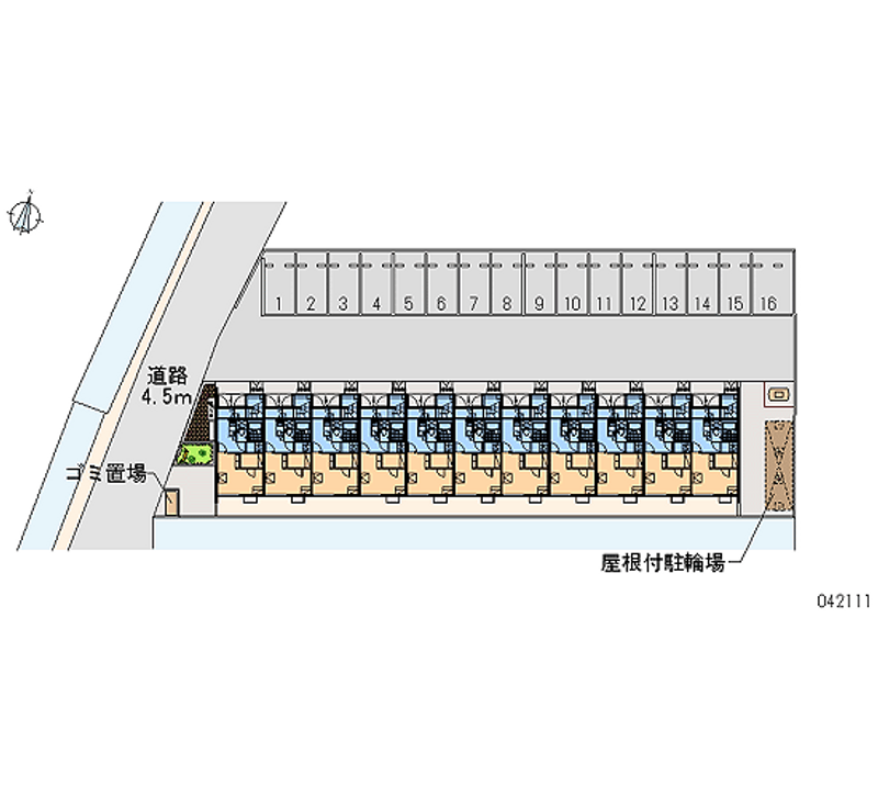 42111 bãi đậu xe hàng tháng