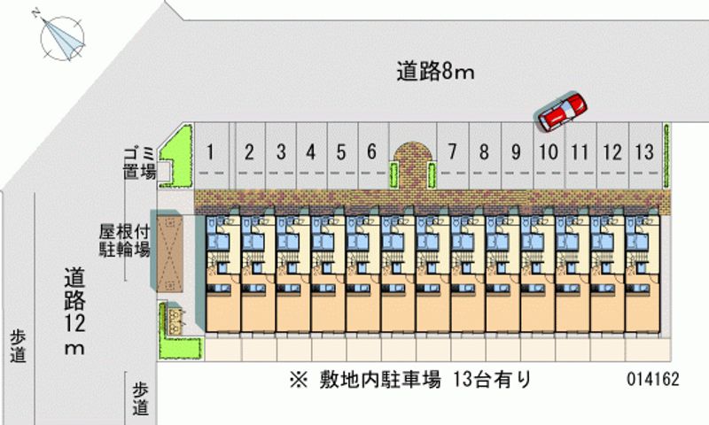 レオパレス赤石 月極駐車場