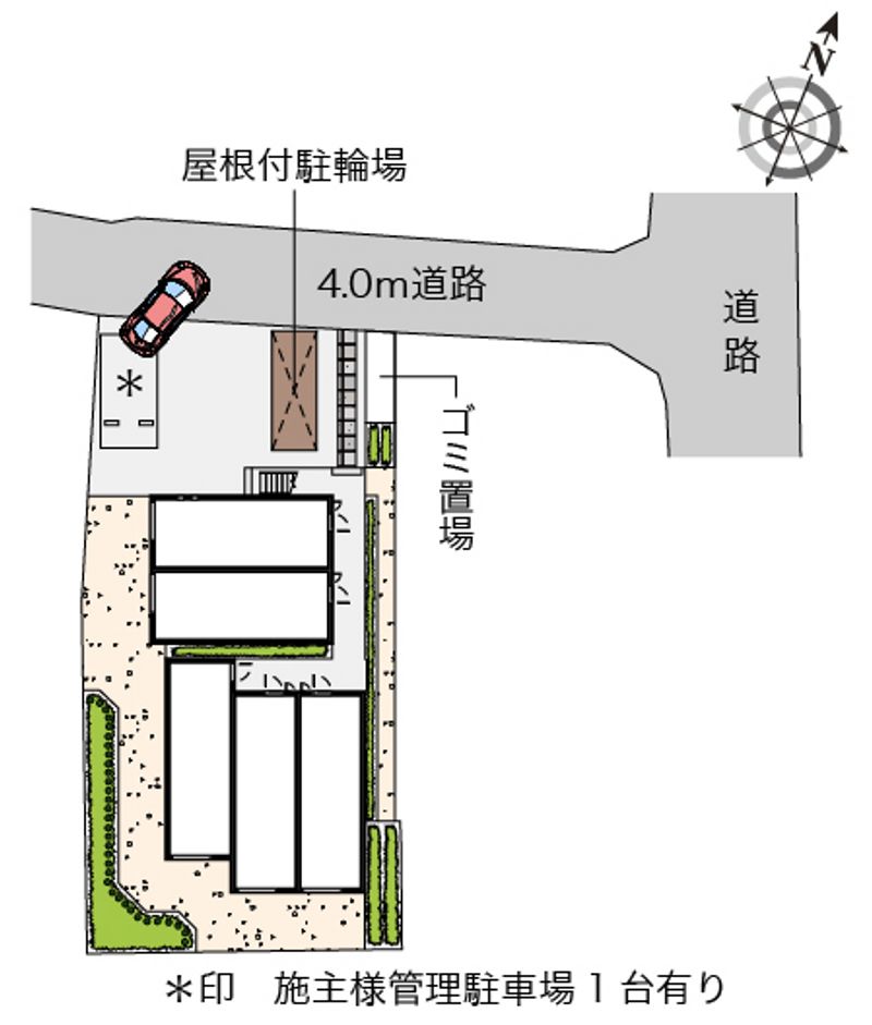 クレイノファースト聖蹟 配置図