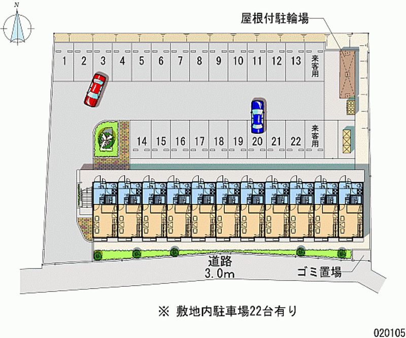 20105 Monthly parking lot