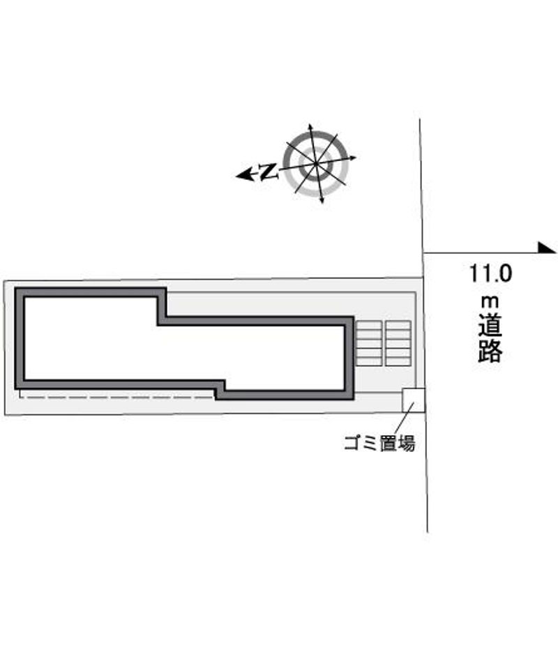 レオパレスウェリナ 配置図