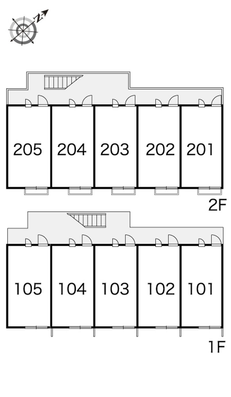 レオパレス栄 間取配置図