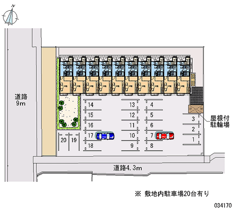 34170 Monthly parking lot