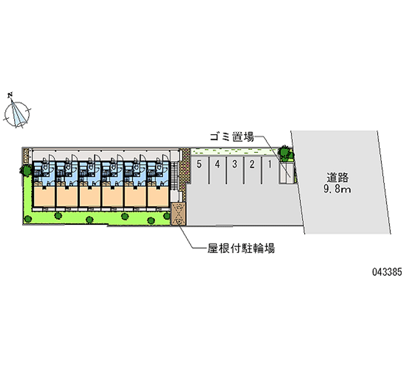 43385 Monthly parking lot