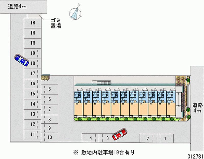 12781月租停車場