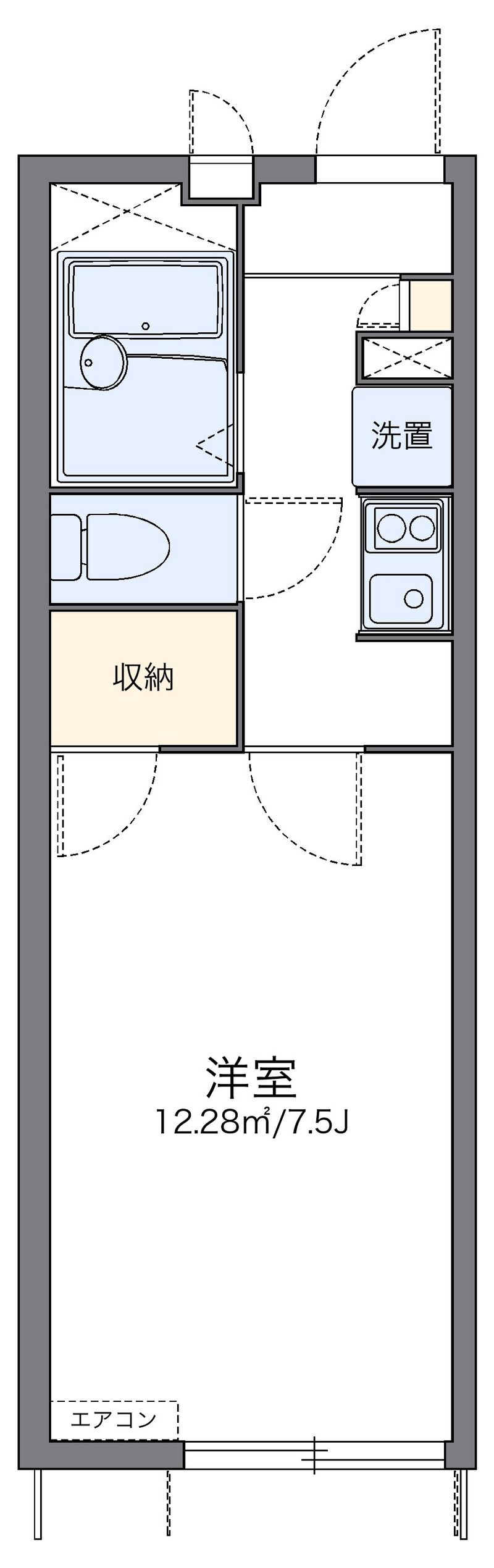 leopalace Tosaki Floor plan