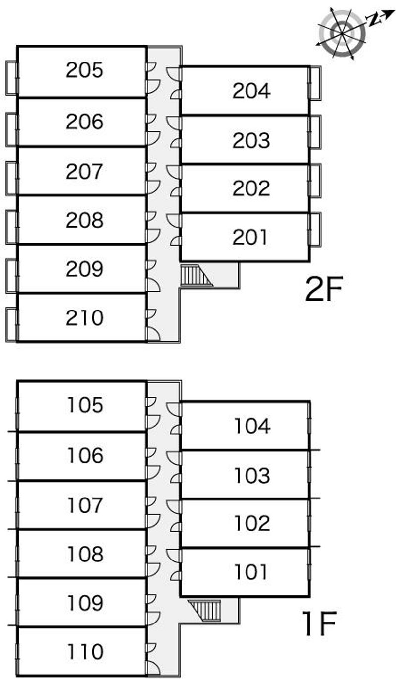 レオパレスグランシャリオ 間取配置図