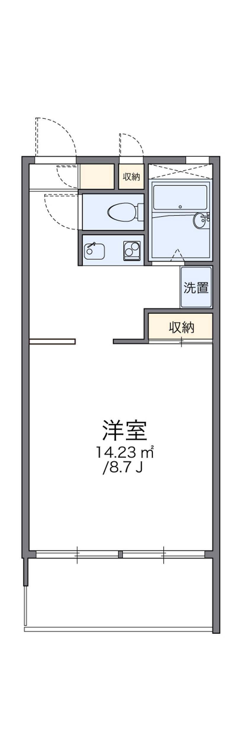 レオパレスフォーリス 間取り