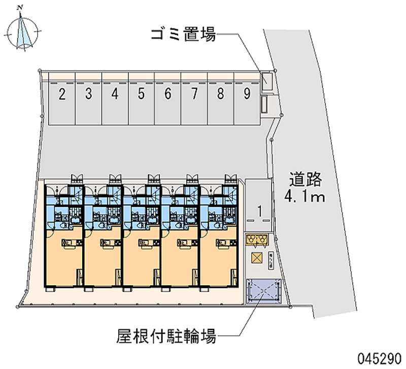 45290 Monthly parking lot