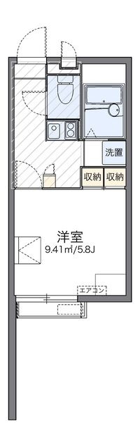 レオパレスマロン 間取り図