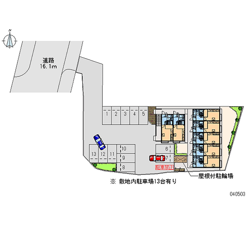 40503 Monthly parking lot