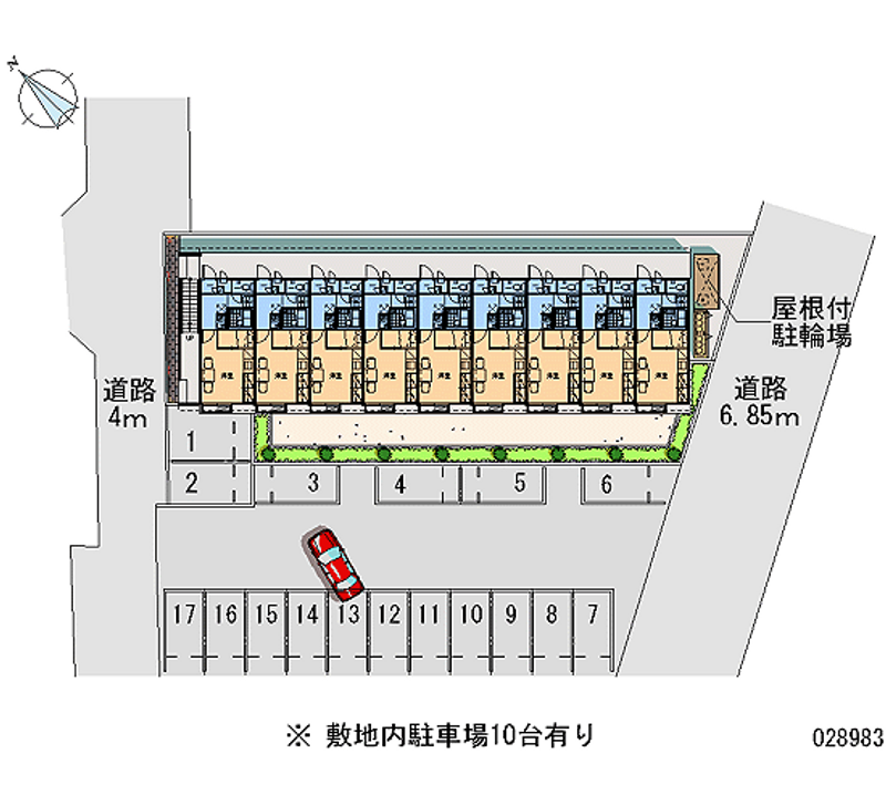 28983 Monthly parking lot